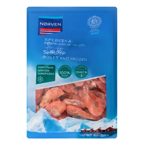 Креветка ціла Norven вищого ґатунку м/у 0.9кг