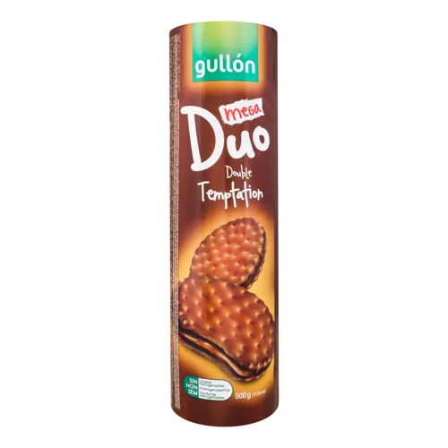 Печиво-сендвіч з шоколадним кремом Duo Mega Gullon м/у 500г