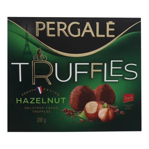 Цукерки Truffles Hazelnut Pergale 200г