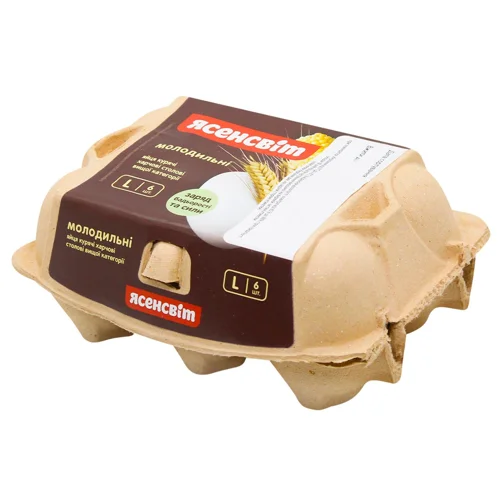 Яйця курячі Ясенсвіт Молодильні С0 6шт