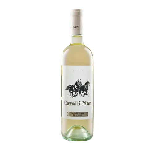 Біле сухе вино Cavalli Neri Bianca Toscana IGT Chardonnay 0,75л