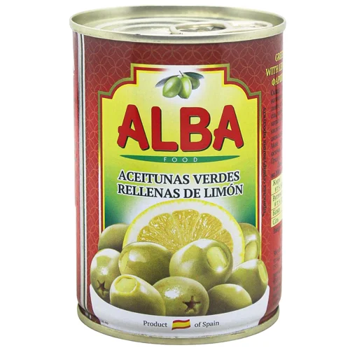 Оливки Alba Food фаршировані лимоном 300мл