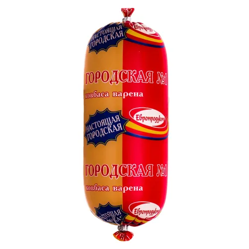 Ковбаса варена Міська №1 Европродукт м/у 0.435кг