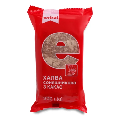 Халва Extra! соняшникова з какао