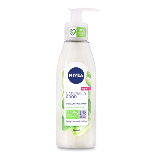 Гель Міцелярний Для Вмивання Naturally Good Nivea, 140 мл