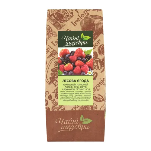 Композиція на основі плодів ягід квітів з ароматом лісових ягід Лісова ягода Чайні шедеври кг