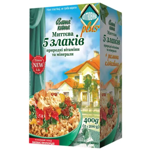Каша Ваша каша П’ять злаків з клітковиною 400г