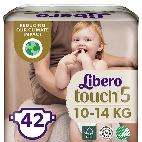 Підгузки Libero Touch 5 для дітей 10-14кг 42шт