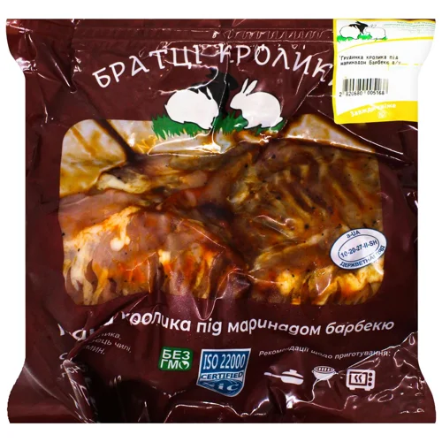 Грудинка кролика Братці Кролики під маринадом барбекю охолоджена