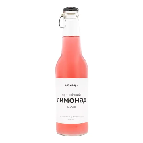 Напій безалкогольний слабогазований Тібікос Лимонад Розе Eat Easy 250мл
