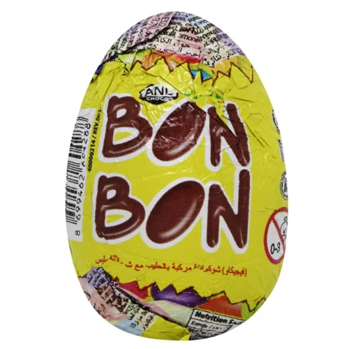 Яйце шоколадне ANL Choco Bon Bon із драже 30г