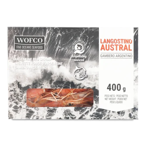 Креветка Wofco Дика Аргентинська Сира В/ґ, 31/40