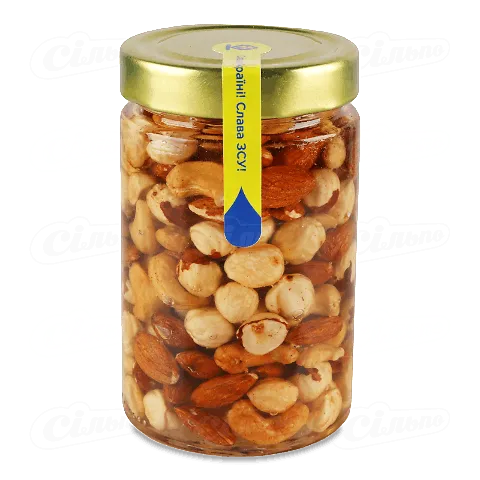 Мед ЛТ Конюшина Акацієвий з горіхами, 550г