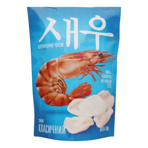 Чіпси креветочні Класичні Shrips д/п 50г