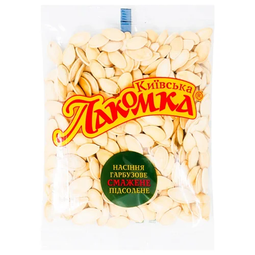 Насіння гарбузове Київська Лакомка смажене підсолене 80г
