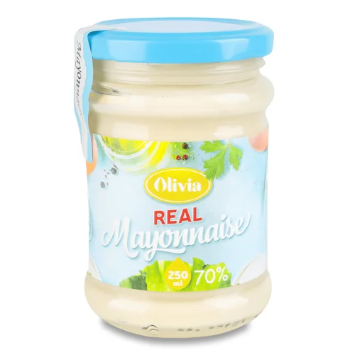 Майонез Олівія Real Mayonnaise 70% с/б 250мл
