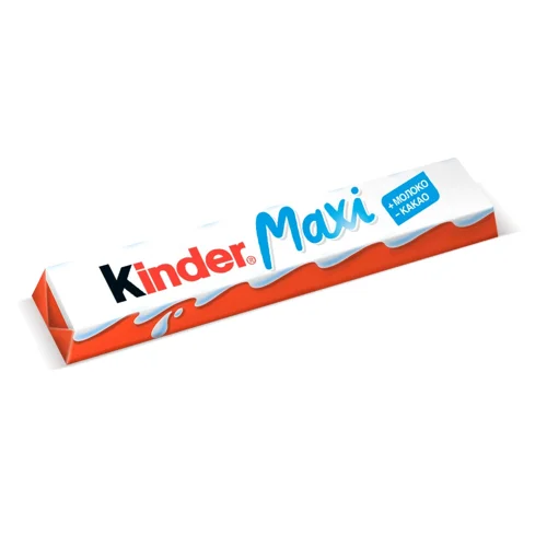 Шоколад молочний з молочною начинкою Maxi Chocolate Kinder м/у 21г