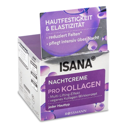 Крем Нічний Pro-Collagen Isana, 50 мл