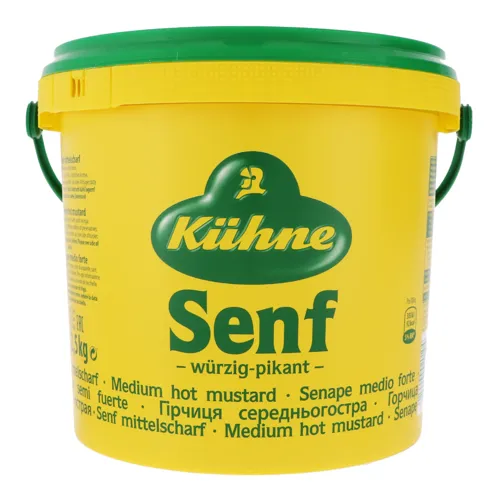 Гірчиця середньо-гостра Kuhne 2.5кг