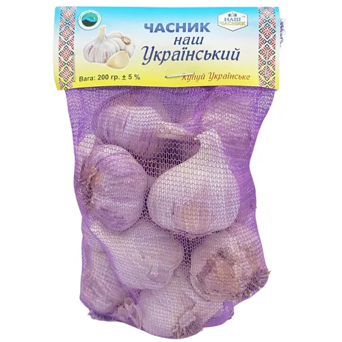 Часник Наш Український в головках 200г