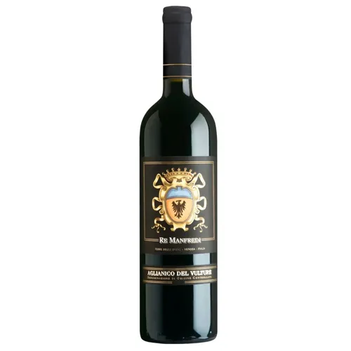 Вино Re Manfredi Aglianico del Vulture червоне сухе 14,5% 0,75л