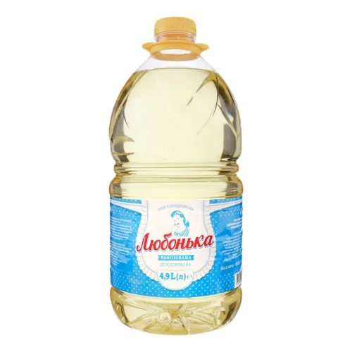 Олія соняшникова рафінована Любонька п/пл 4.9л