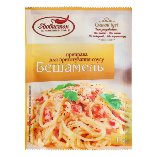 Приправа для приготування соусу Бешамель Любисток м/у 40г