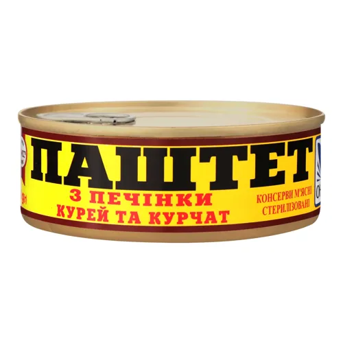 Паштет з печінки курей та курчат Онисс з/б 240г