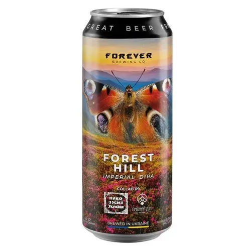 Пиво Forever Forest Hill світле нефільтроване 8%, 0,5л