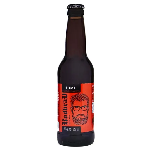 Пиво Rodbrau Бельгійський Квадрюпель 4-Ель напівтемне 8,4% 0,33л
