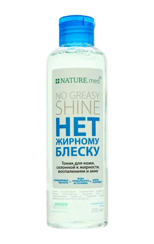 Тонік для Жирної Шкіри, Ні Жирному Блиску, Nature.med, 200мл