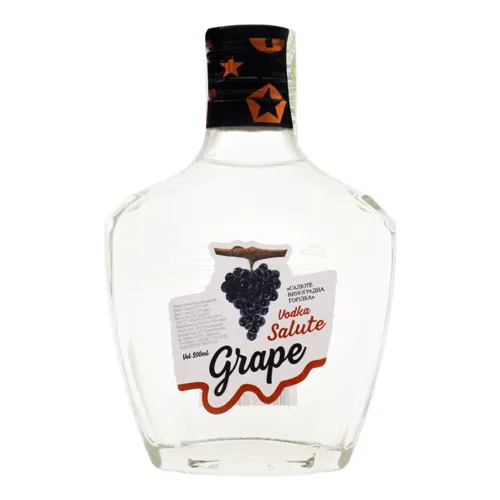 Горілка 0.2л 37% виноградна Salute пл