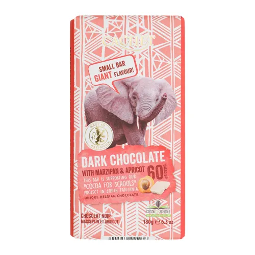 Шоколад 60% темний Marzipan&Apricot Cachet м/у 180г