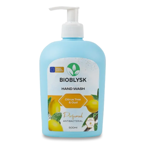Крем-мило Рідке Парфумоване Антибактеріальне Citrus Tree & Oud BioBlysk, 500мл