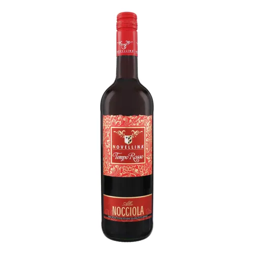 Напій винний 0.75л 8% ароматизований Nocciola Tempo Rosso Novellina пл