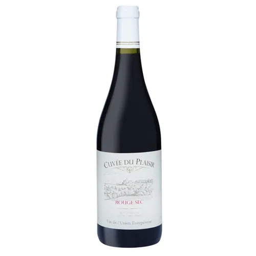 Вино Cuvee Du Plaisir Rouge Sec червоне сухе 11% 0,75л