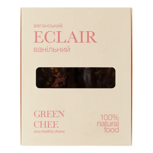 Еклер веганський ванільний Green Chef к/у 150г