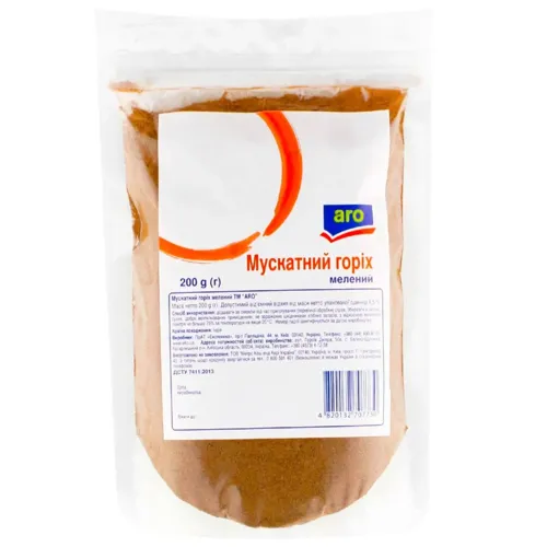 Мускатний горіх Aro мелений 200г