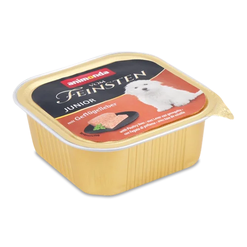 Корм для цуценят Паштет з печінкою домашньої птиці, в/ґ, 150г