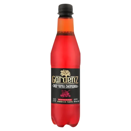 Сидр 500мл 5-6.9% Чорна смородина Gardenz