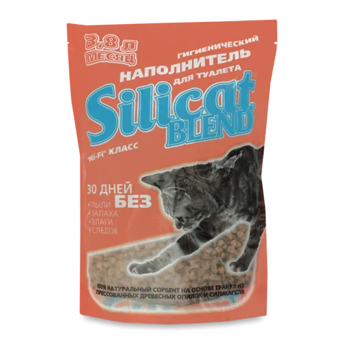 Наповнювач Для Туалету Гігієнічний Blend Silicat, 3.8л