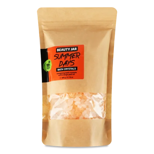 Кристали Для Ванни Енергізуючі З Апельсиновою Олією Summer Days Beauty Jar 600г