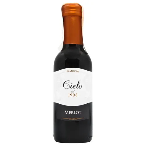 Вино Cielo Merlot червоне сухе 11% 187мл