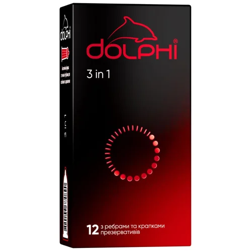 Презервативи Dolphi 3 в 1 12шт