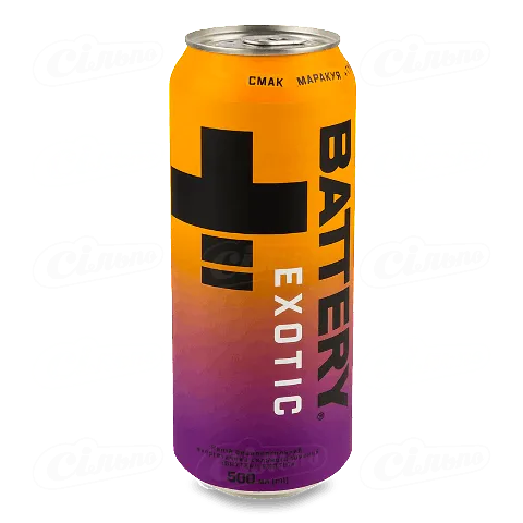Напій енергетичний Battery EXOTIC 0,5л