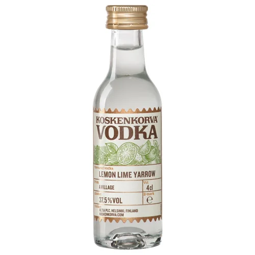 Горілка Koskenkorva лимон, лайм та деревій 37,5% 40мл