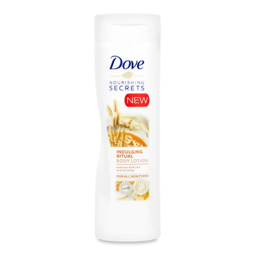 Лосьйон Для Тіла З Вівсяним Молочком Та Медом Акації Dove, Натуральна Оболонка, 250мл