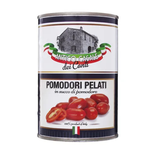 Томати очищені Pelati Antico Casale dei Conti з/б 400г