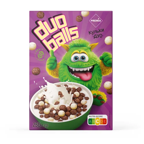 Сніданки сухі Премія Кульки Duo 250г