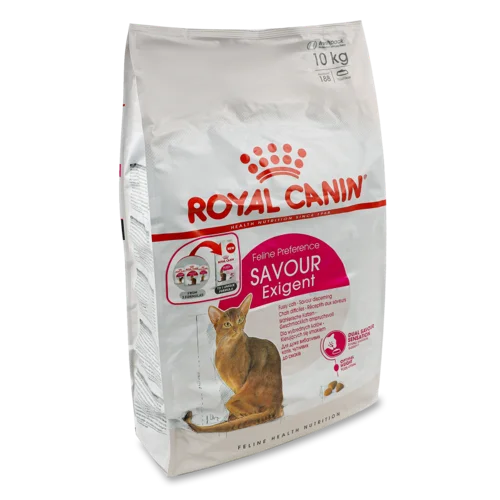 Корм сухий повнораціонний для дуже вибагливих дорослих котів, Savour Exigent, Royal Canin, в/к, 10 кг